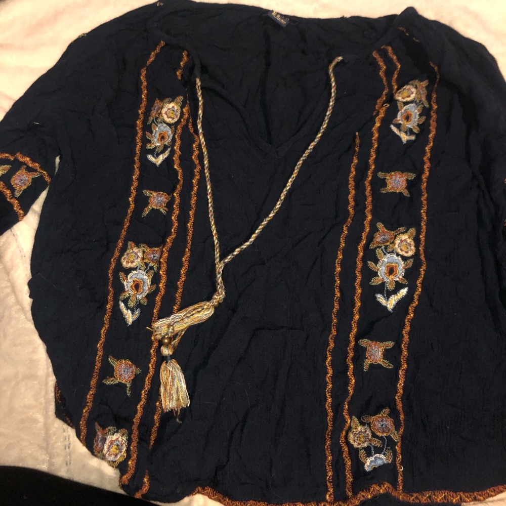 Long sleeve blouse